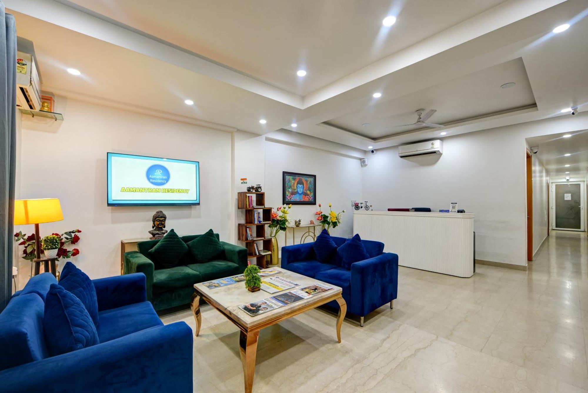Aamantran Residency Hotel, Sohna Road, Sector 49, Gurugram Gurgaon Eksteriør billede