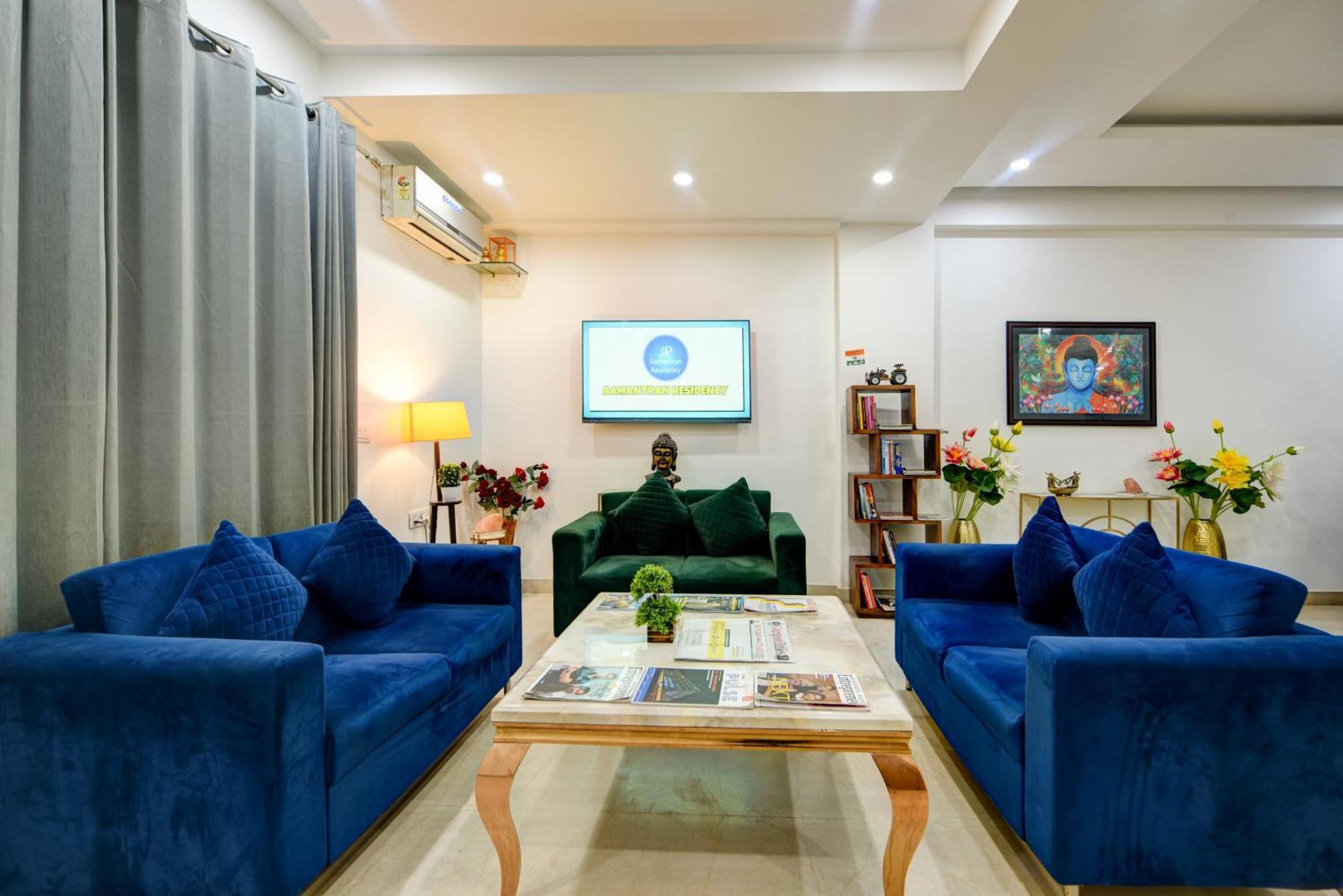 Aamantran Residency Hotel, Sohna Road, Sector 49, Gurugram Gurgaon Eksteriør billede
